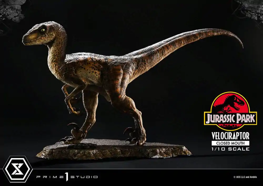 Jurassic Park Prime Collectibles Statue 1/10 Velociraptor Closed Mouth 19 cm termékfotó