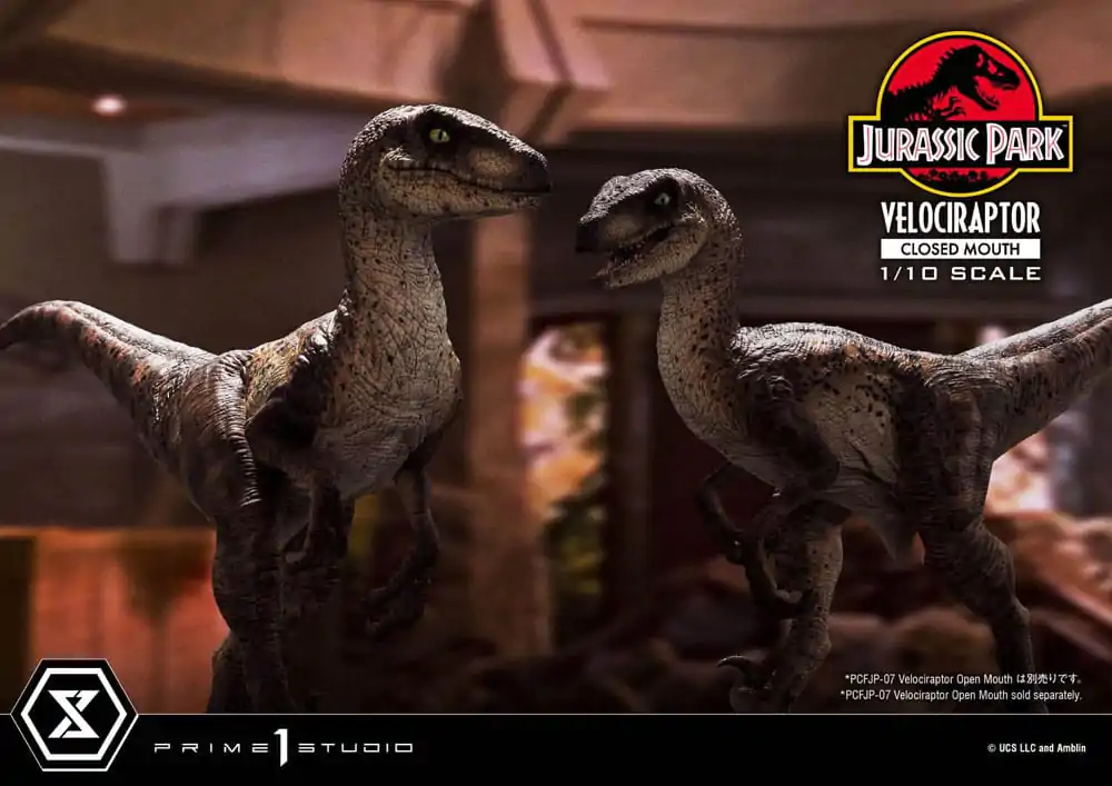 Jurassic Park Prime Collectibles Statue 1/10 Velociraptor Closed Mouth 19 cm termékfotó