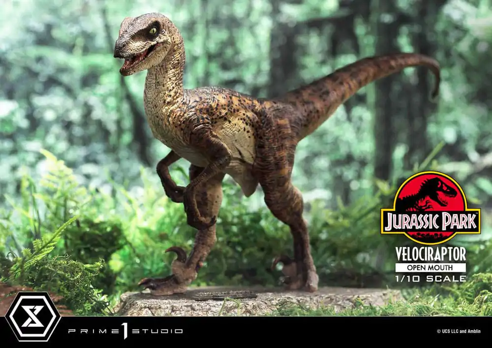 Jurassic Park Prime Collectibles Statue 1/10 Velociraptor Open Mouth 19 cm termékfotó