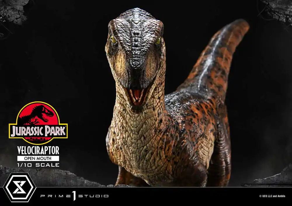 Jurassic Park Prime Collectibles Statue 1/10 Velociraptor Open Mouth 19 cm termékfotó