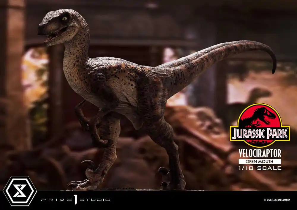 Jurassic Park Prime Collectibles Statue 1/10 Velociraptor Open Mouth 19 cm termékfotó