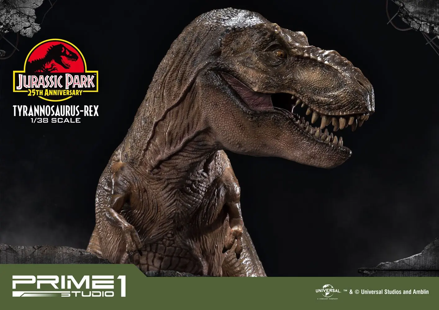 Jurassic Park Prime Collectibles PVC Statue 1/38 Tyrannosaurus-Rex 18 cm Produktfoto