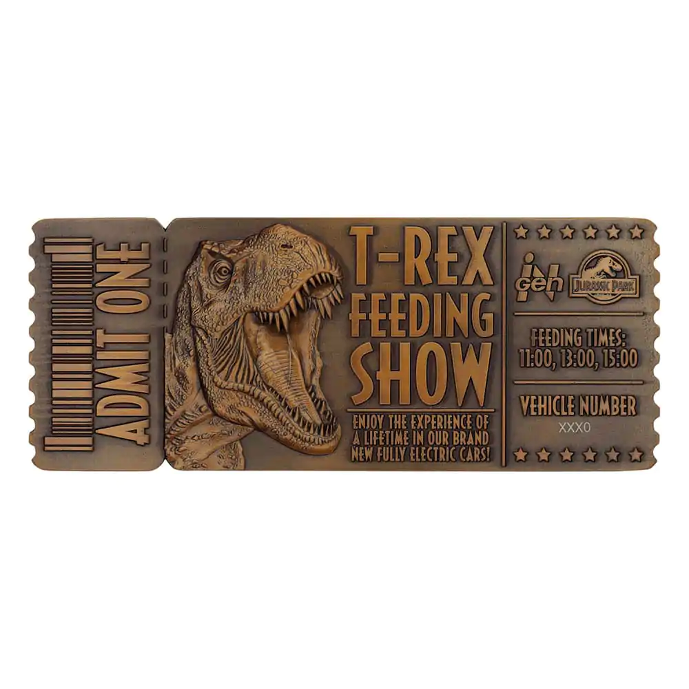 Jurassic Park Replik 1/1 Feeding Show Ticket termékfotó