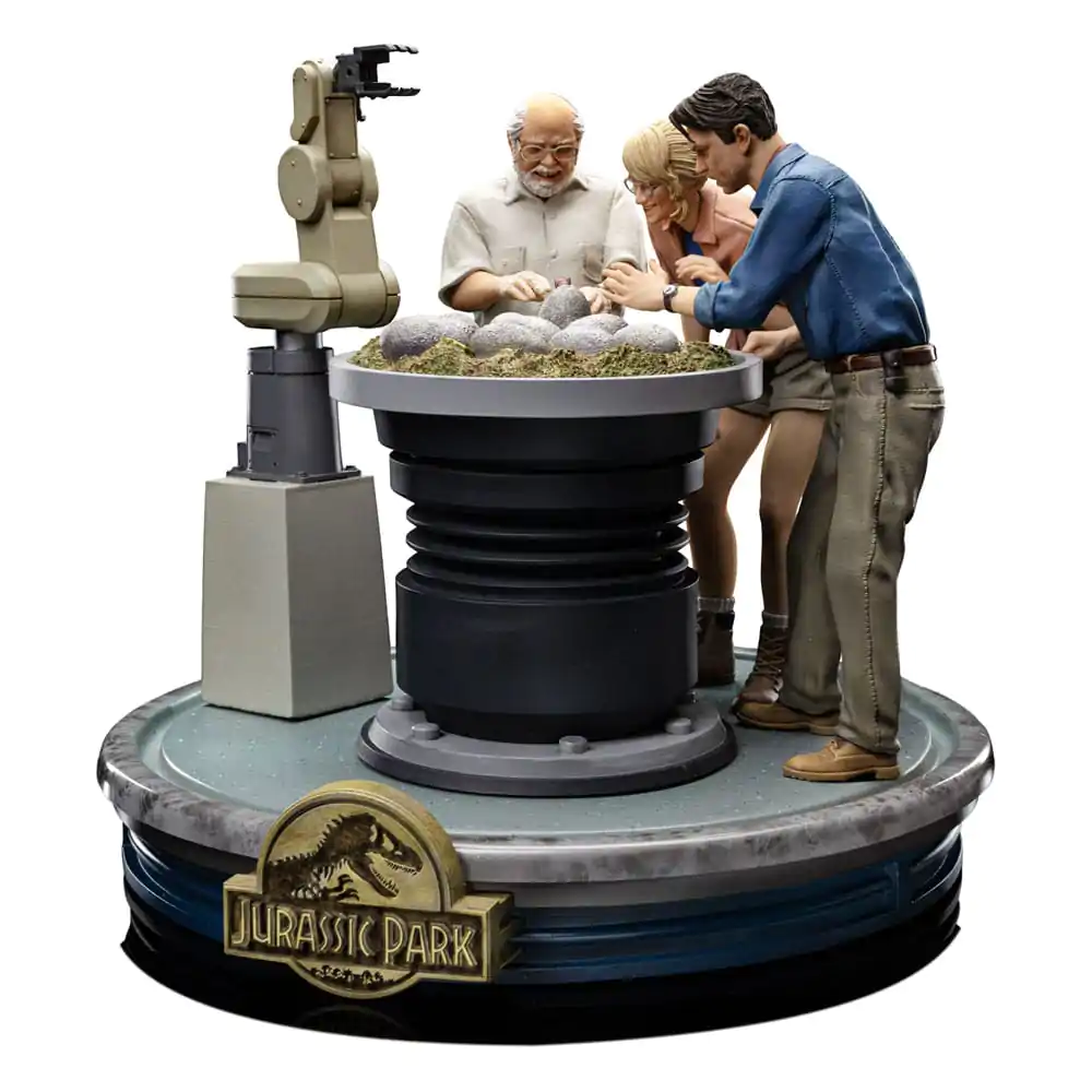 Jurassic Park Art Scale Statue 1/10 Dino Hatching 23 cm Produktfoto