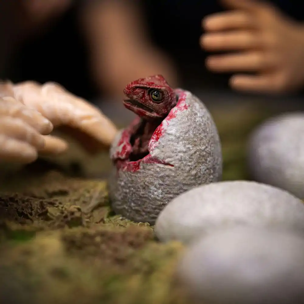 Jurassic Park Art Scale Statue 1/10 Dino Hatching 23 cm Produktfoto