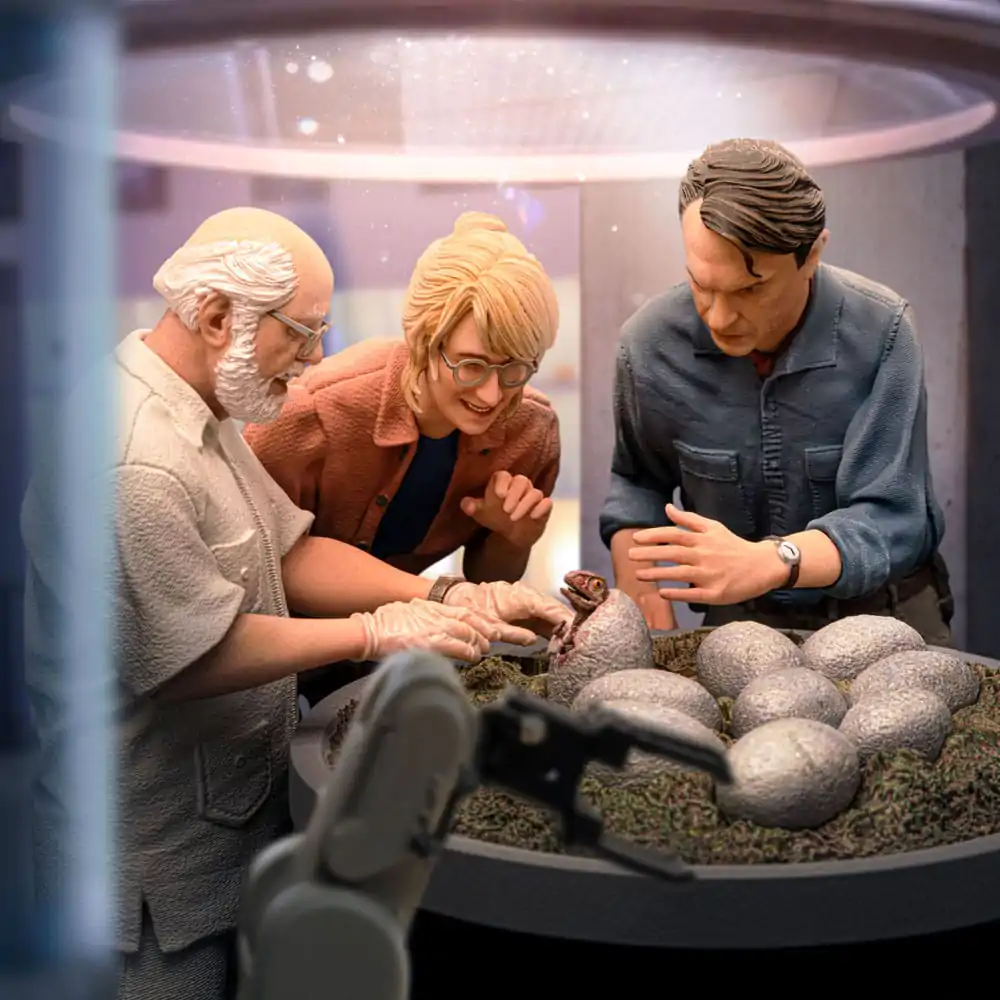 Jurassic Park Art Scale Statue 1/10 Dino Hatching 23 cm Produktfoto