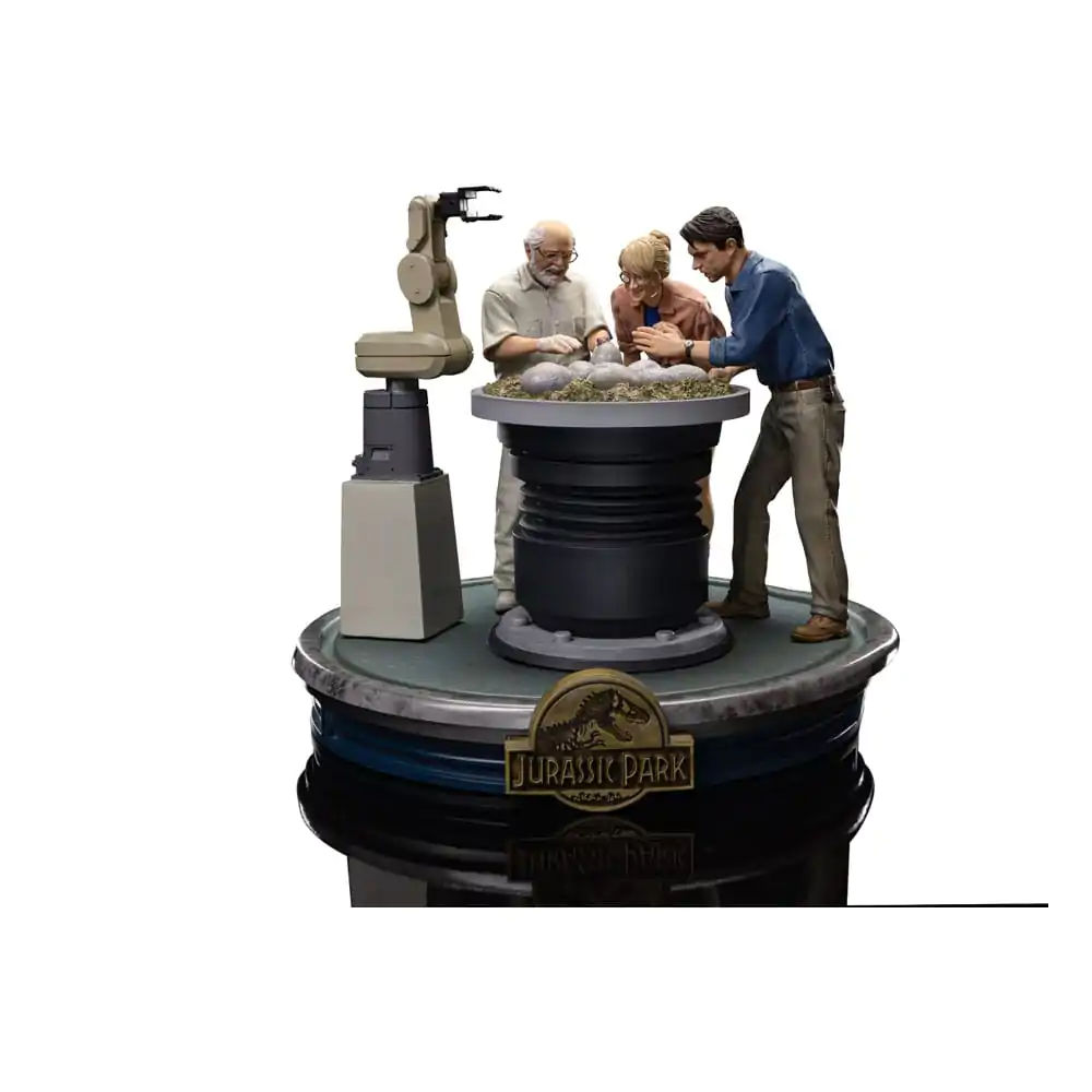 Jurassic Park Art Scale Statue 1/10 Dino Hatching 23 cm Produktfoto
