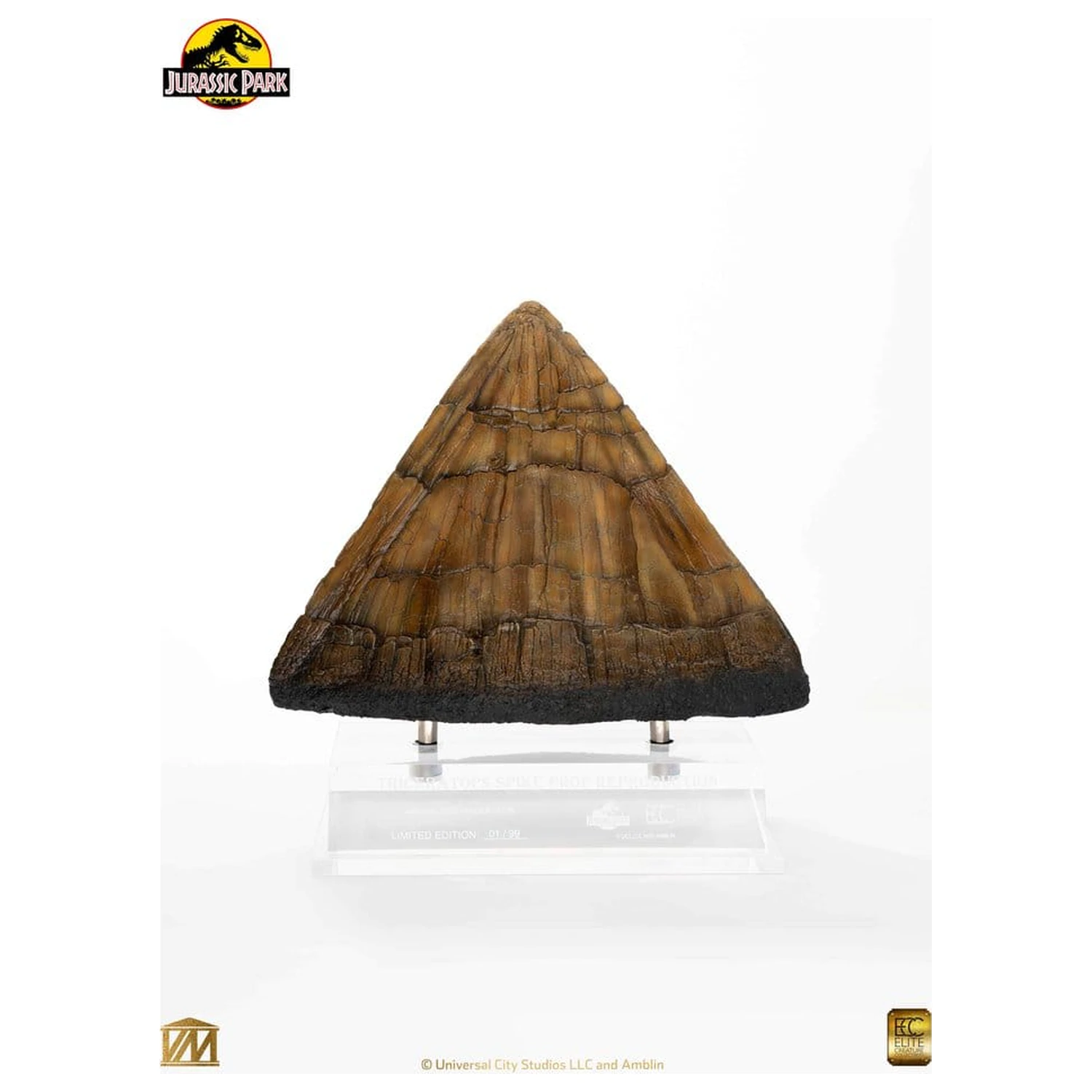 Jurassic Park Statue Triceratops Spike Prop (Reproduktion) 19 Zentimeter Produktfoto