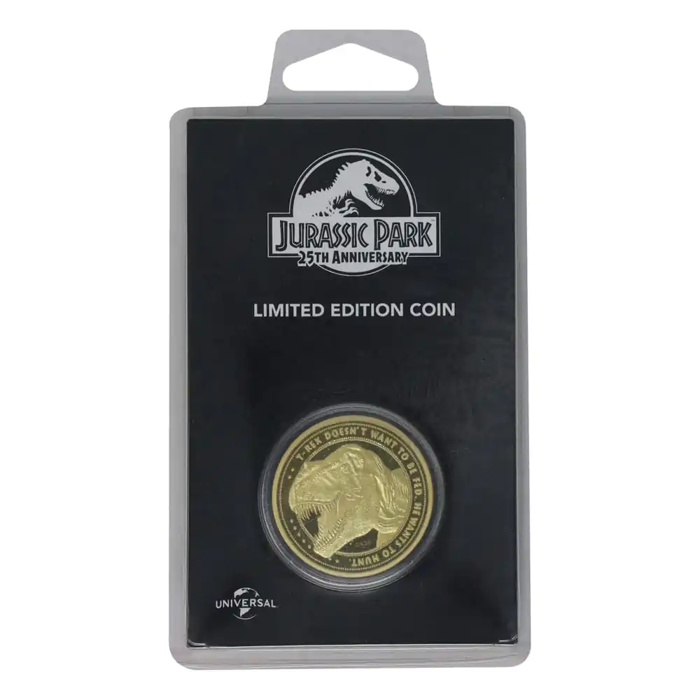 Jurassic Park Collectable Münze Velociraptor Limited Edition Produktfoto