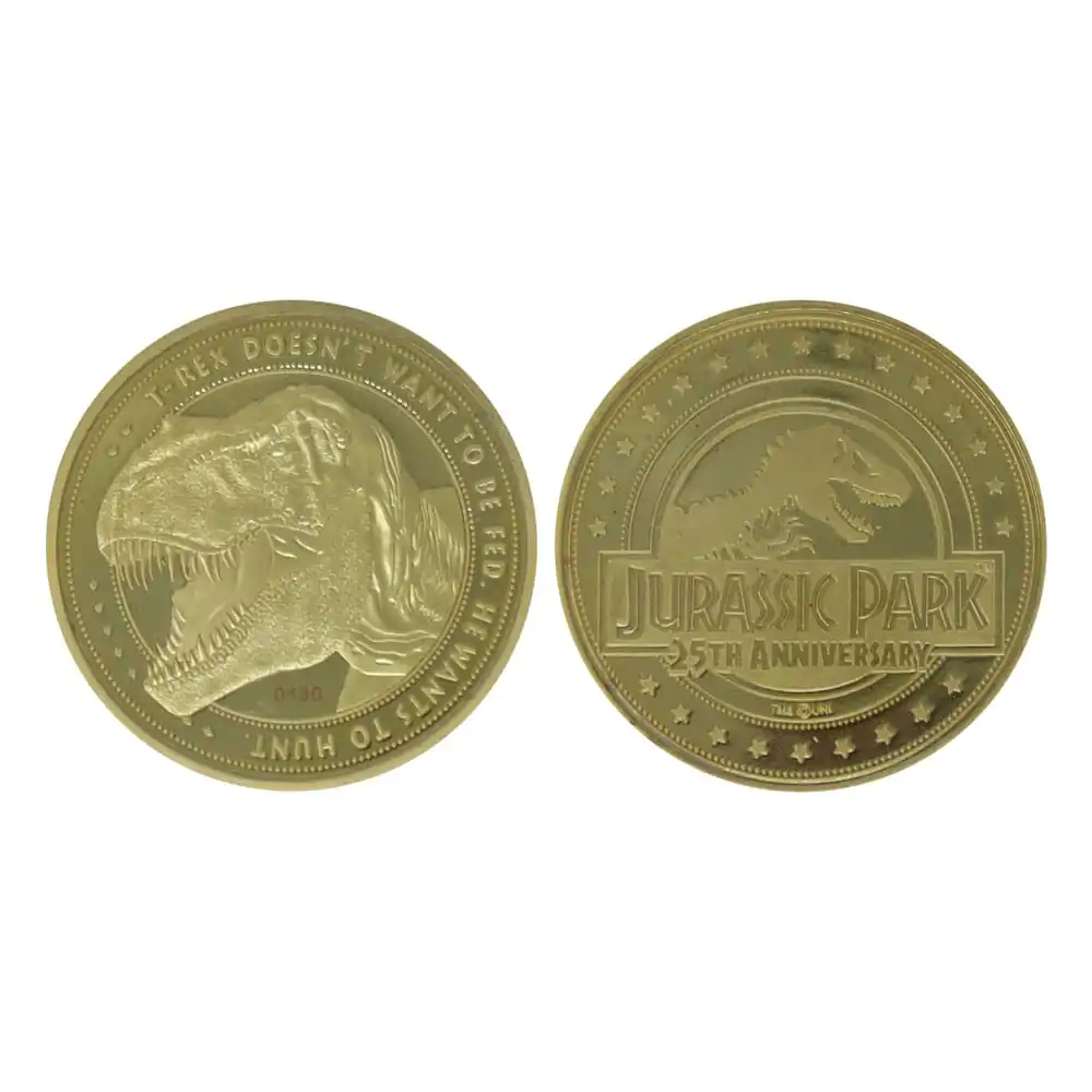 Jurassic Park Collectable Münze Velociraptor Limited Edition Produktfoto