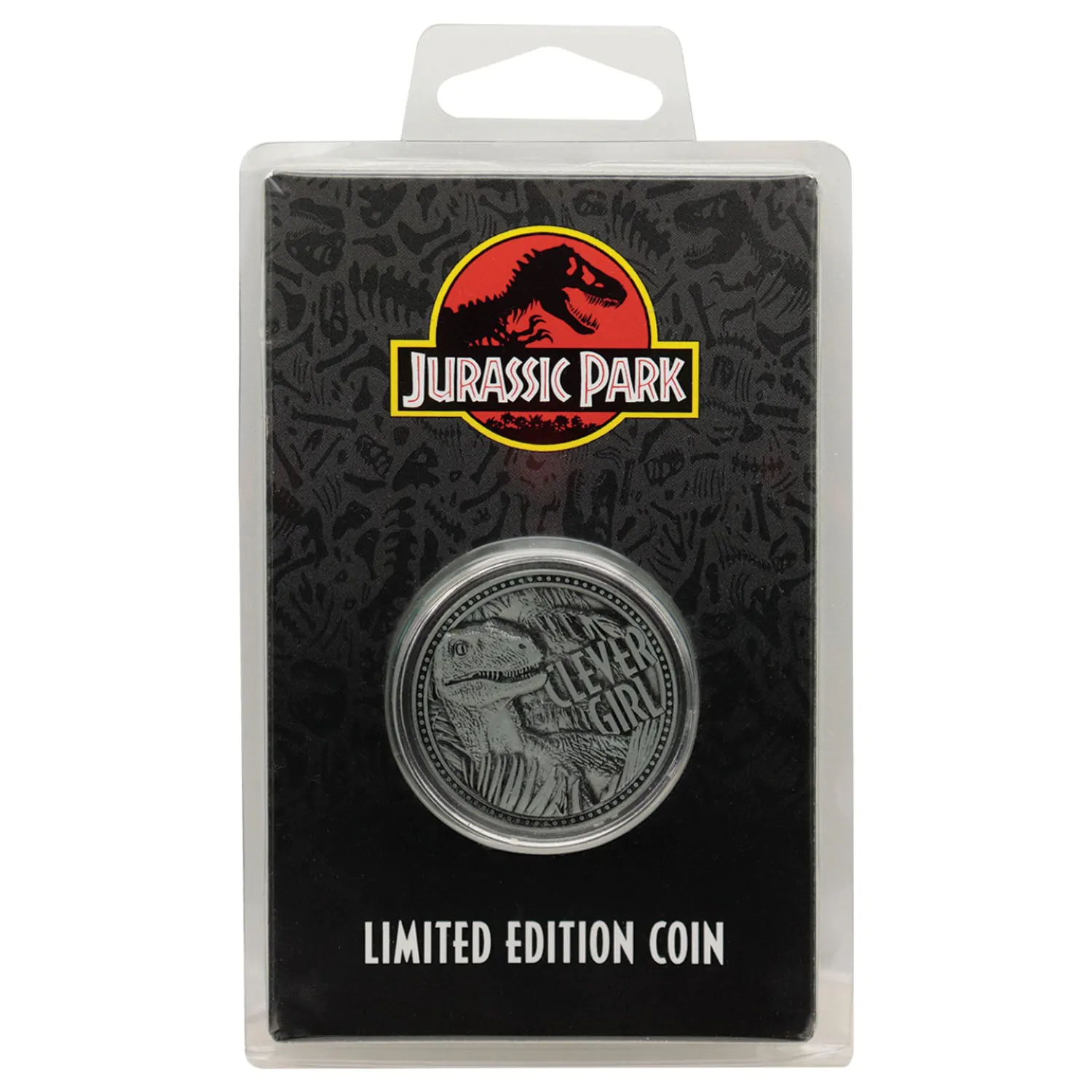 Jurassic Park Collectable Münze Velociraptor Limited Edition Produktfoto