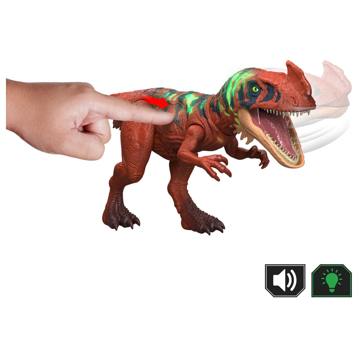 Jurassic World Afrovenator Dinosaurier Figur Produktfoto