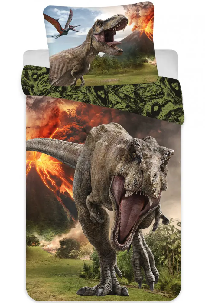 Jurassic World Bettbezug 140x200 cm, Kissenbezug 70x90 cm Produktfoto