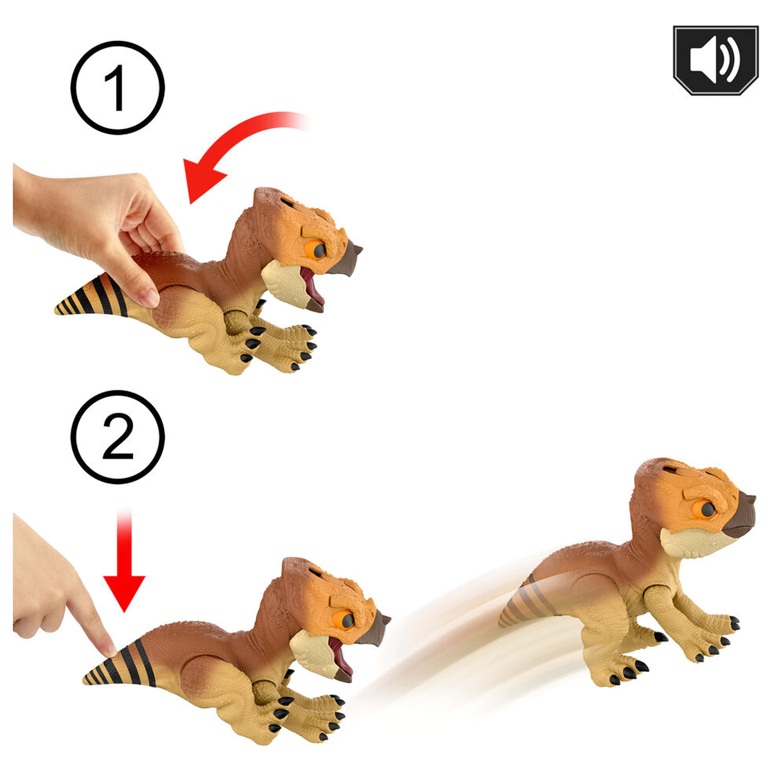 Jurassic World Aquilops interaktiver Dinosaurier Produktfoto