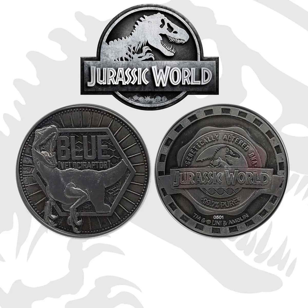 Jurassic World Sammelmünze Blue Limited Edition termékfotó