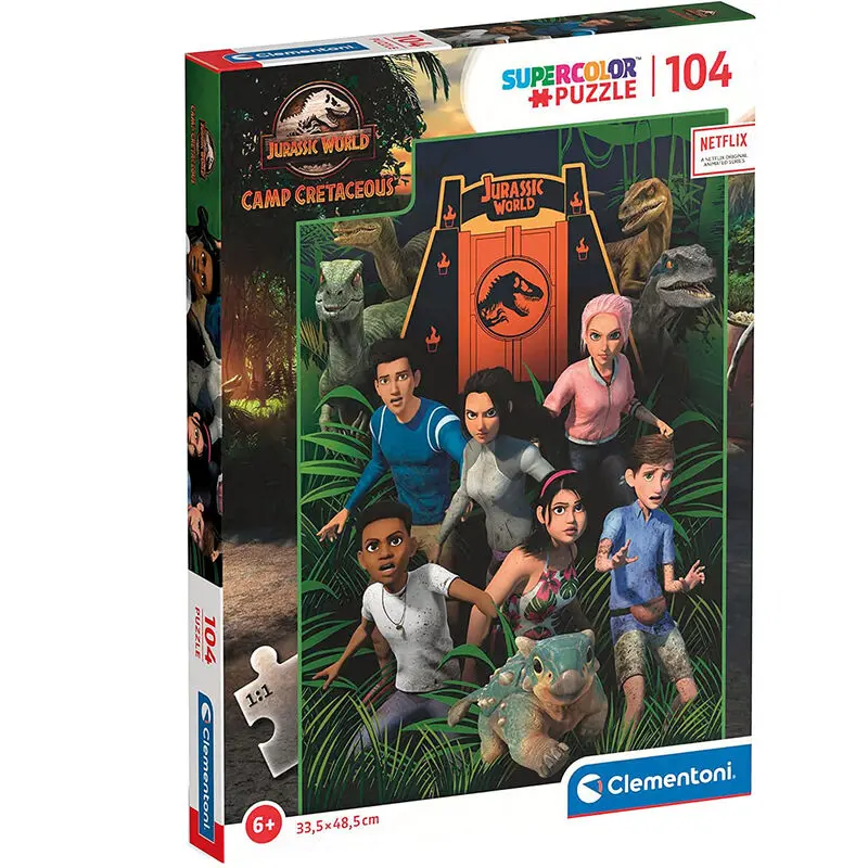 Jurassic World Camp Cretaceous puzzle 104St termékfotó