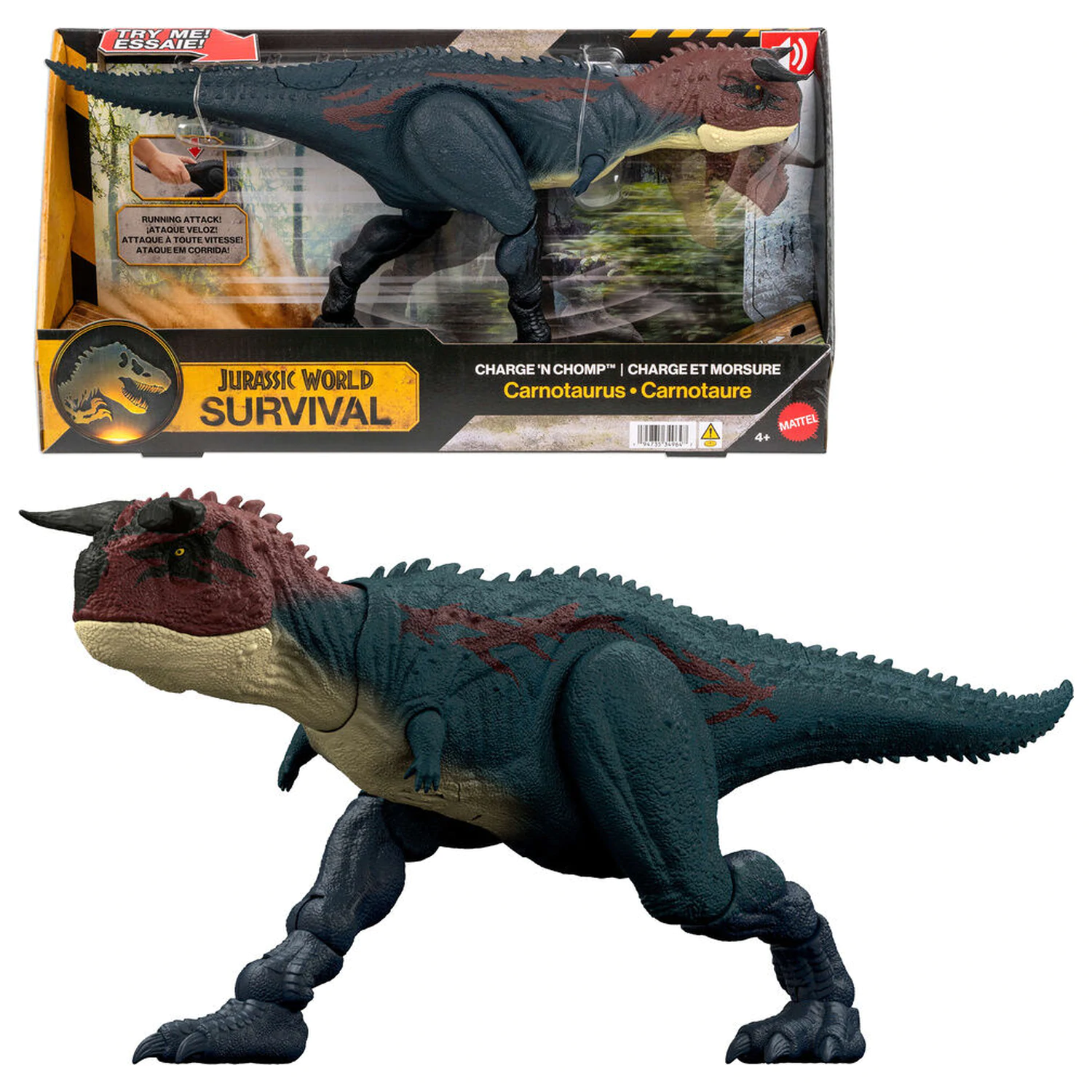 Jurassic World Carnotaurus Dinosaurier Figur Produktfoto