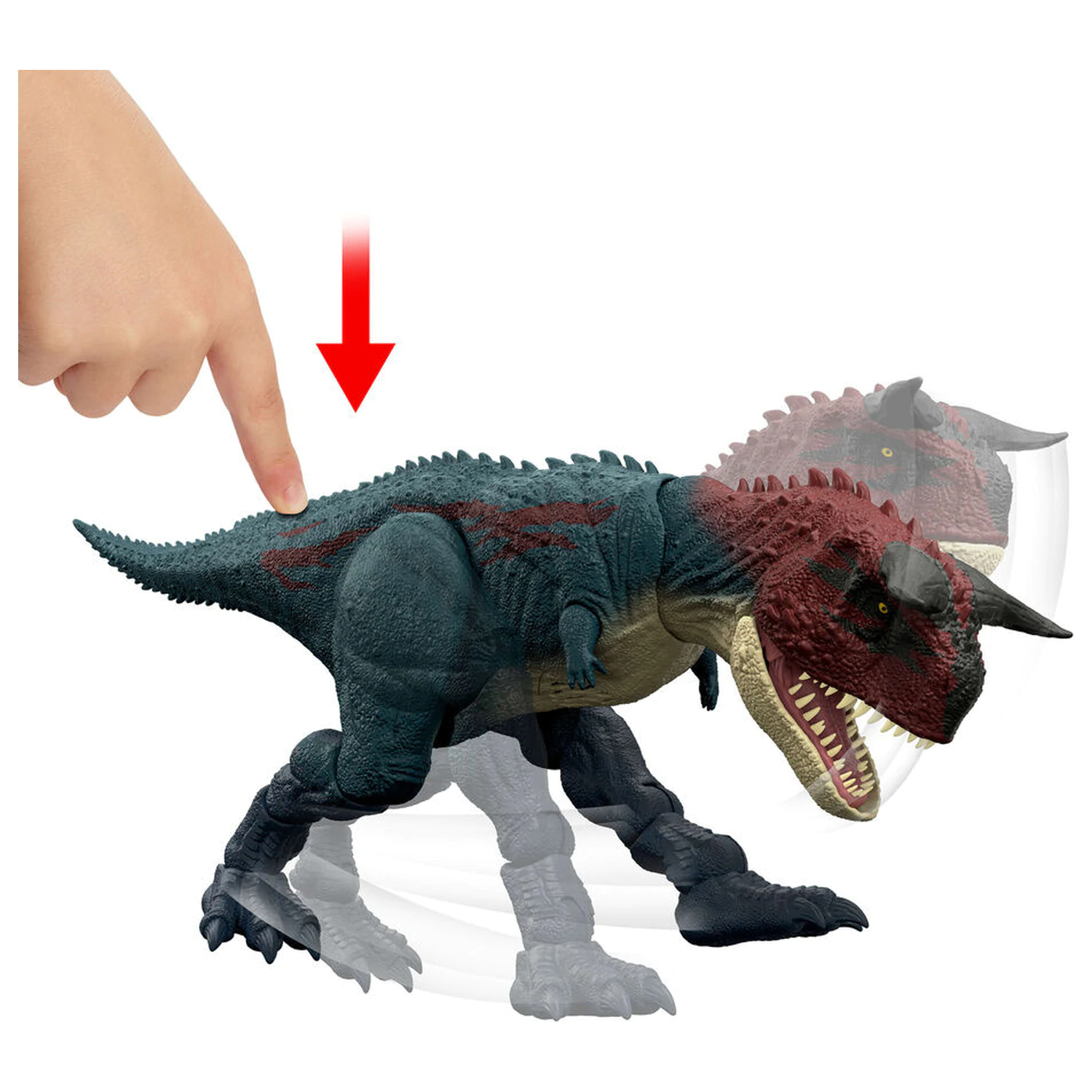Jurassic World Carnotaurus Dinosaurier Figur Produktfoto