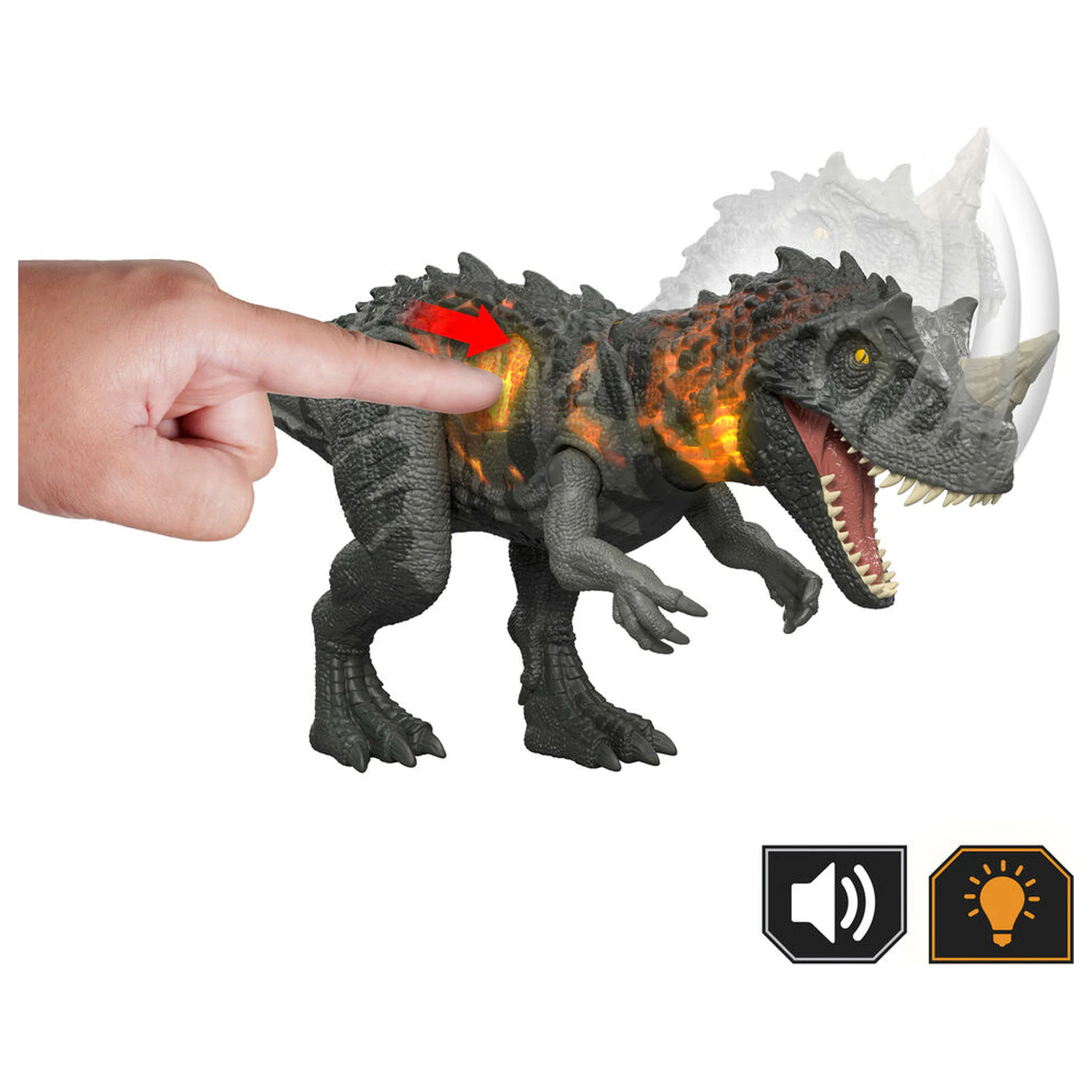 Jurassic World Ceratosaurus Dinosaurier-Figur Produktfoto