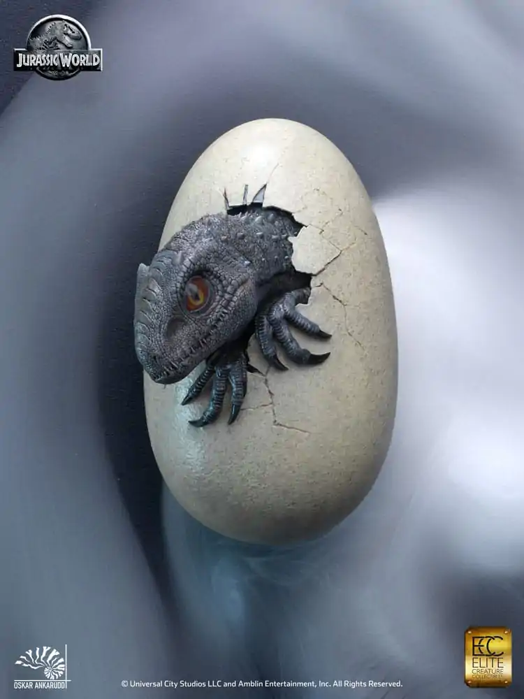 Jurassic World Statuen 3er-Set 1/2 Hatching Indominus Rex 13 cm Produktfoto