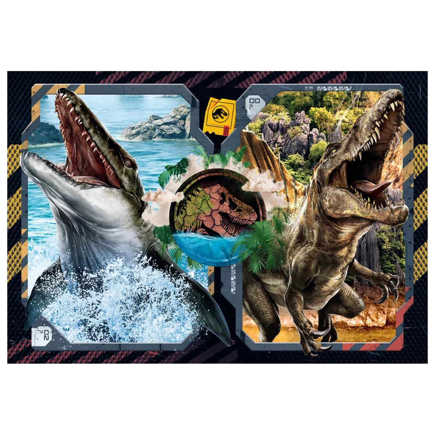 Jurassic World Danger Zone 2x60 Teile Puzzle Produktfoto