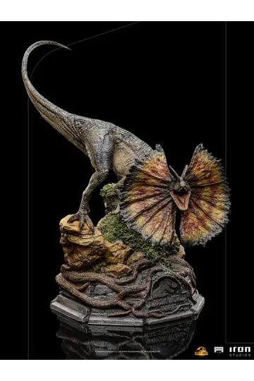 Jurassic World Ein neues Zeitalter Art Scale Statue 1/10 Dilophosaurus 13 cm Produktfoto