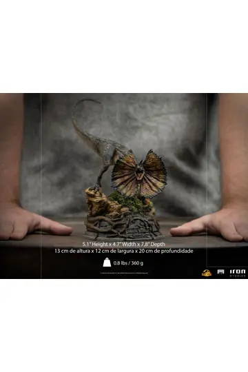 Jurassic World Ein neues Zeitalter Art Scale Statue 1/10 Dilophosaurus 13 cm Produktfoto