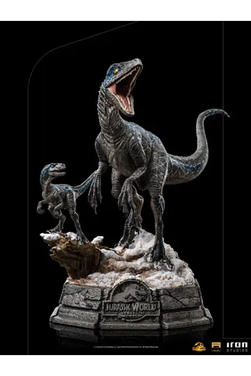 Jurassic World Ein neues Zeitalter Deluxe Art Scale Statue 1/10 Blue and Beta 20 cm Produktfoto