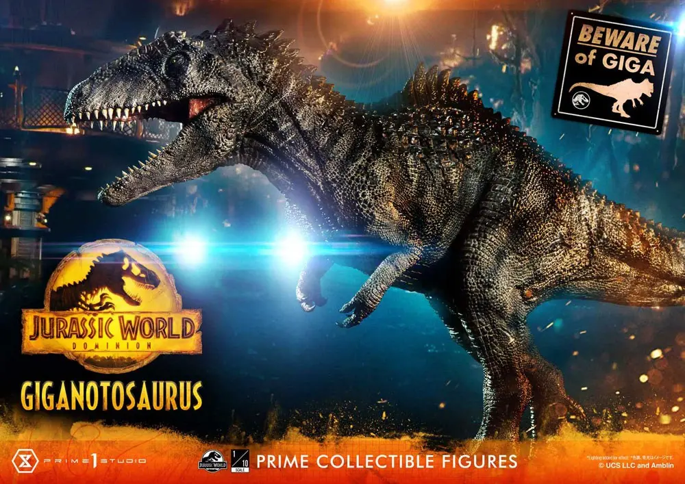 Jurassic World: Ein neues Zeitalter Prime Collectibles Statue 1/38 Giganotosaurus Toy Version 22 cm termékfotó