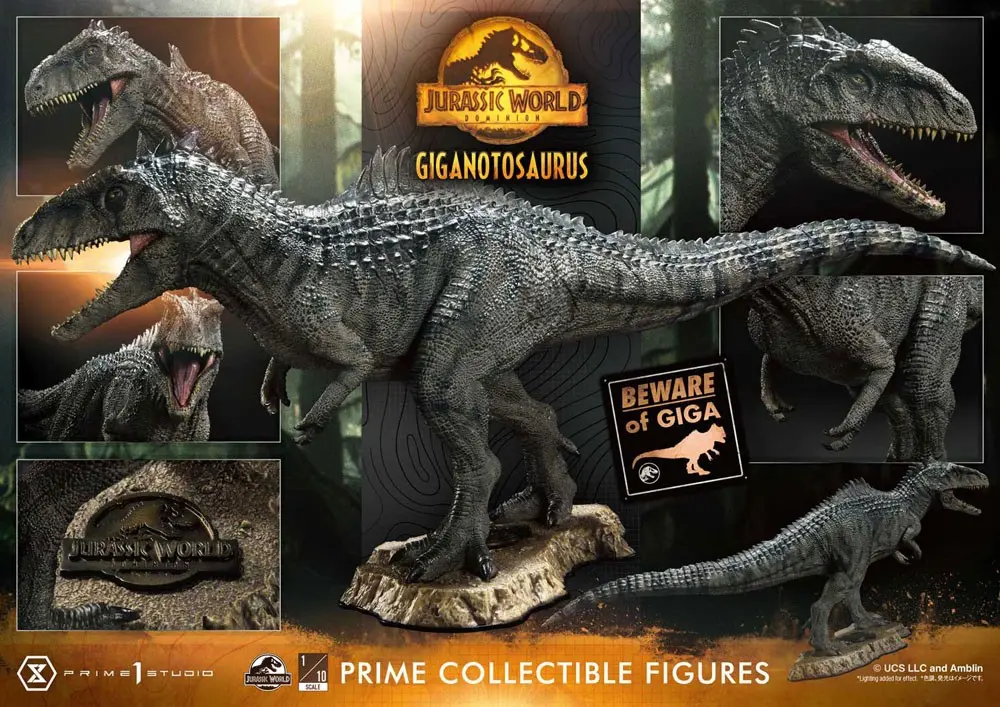 Jurassic World: Ein neues Zeitalter Prime Collectibles Statue 1/38 Giganotosaurus Toy Version 22 cm termékfotó