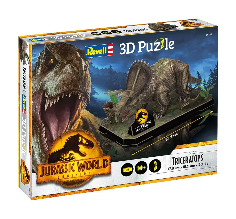 Jurassic World: Ein neues Zeitalter 3D Puzzle Triceratops Produktfoto