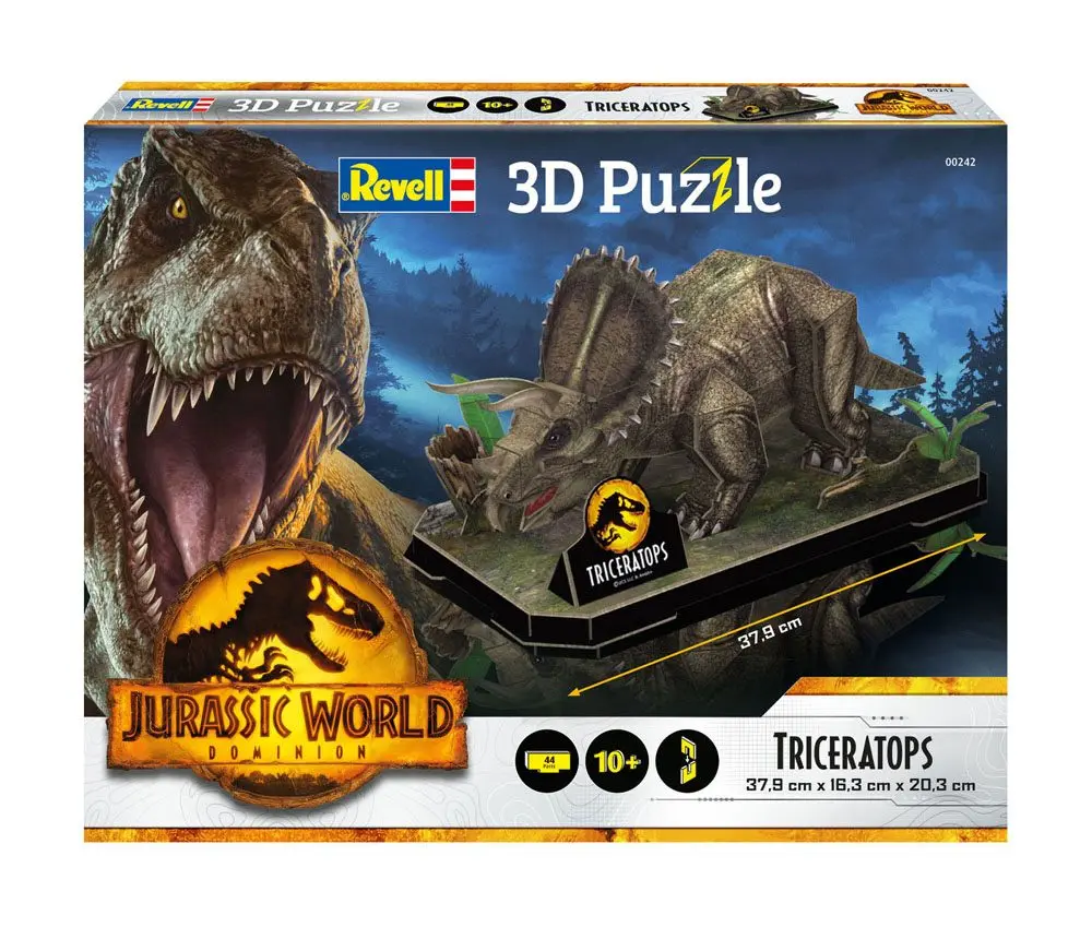 Jurassic World: Ein neues Zeitalter 3D Puzzle Triceratops Produktfoto