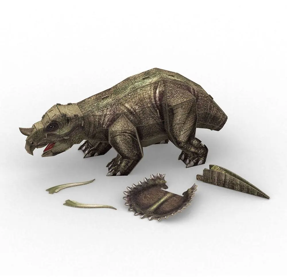 Jurassic World: Ein neues Zeitalter 3D Puzzle Triceratops Produktfoto