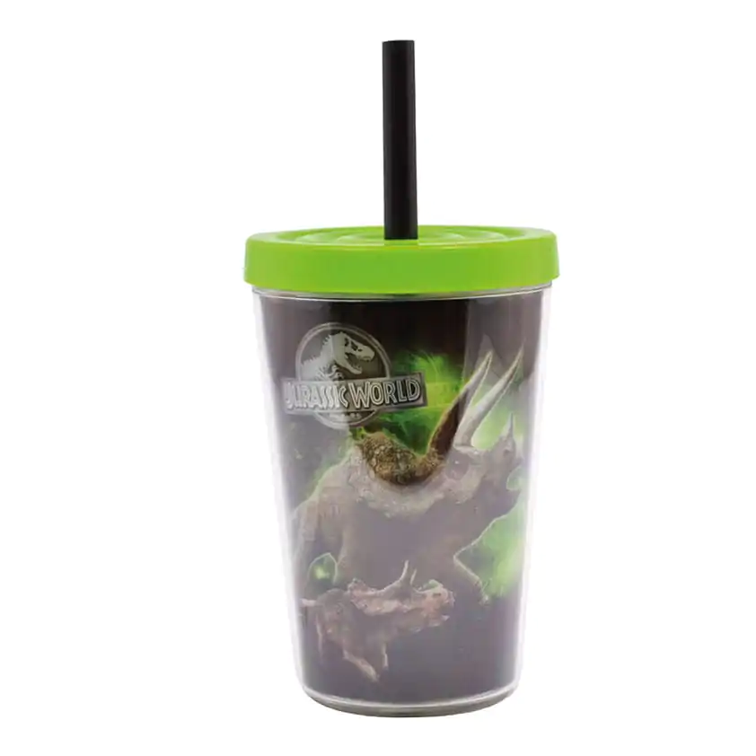 Jurassic World Trinkbecher mit Strohhalm 300 ml Produktfoto