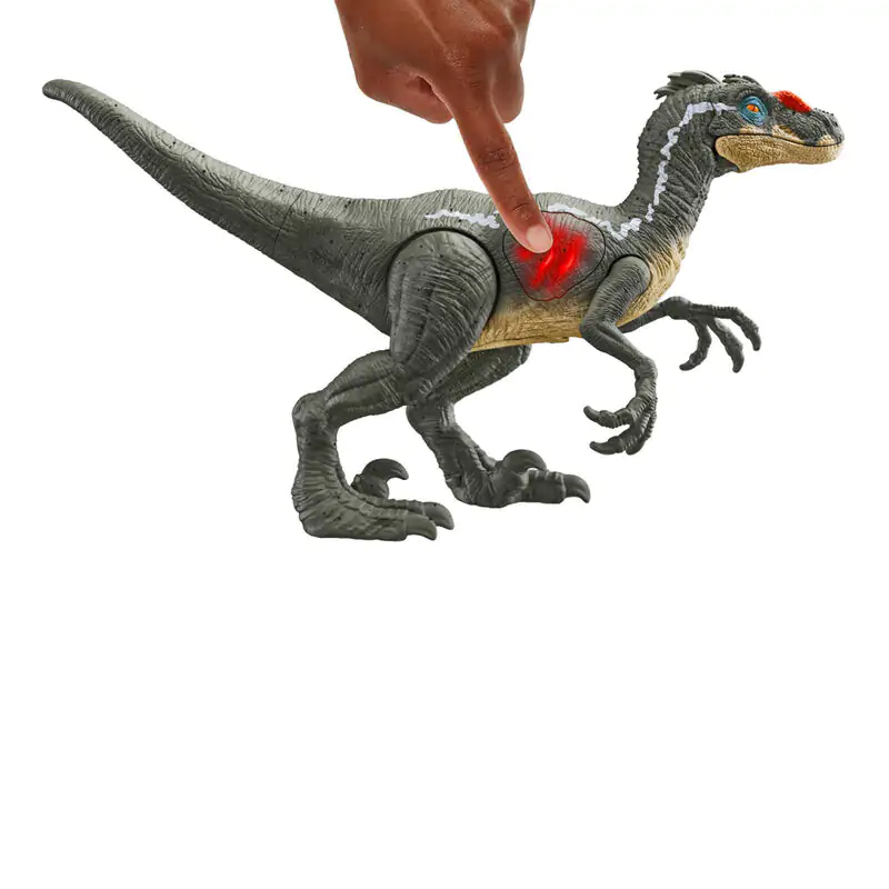 Jurassic World Epic Attack Velociraptor Figur 10cm Produktfoto