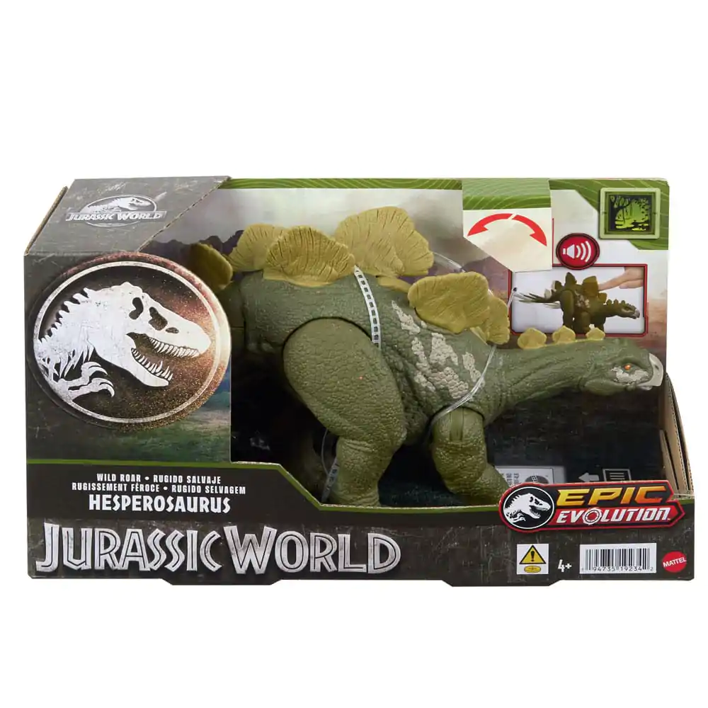 Jurassic World Epic Evolution Actionfigur Wild Roar Hesperosaurus termékfotó