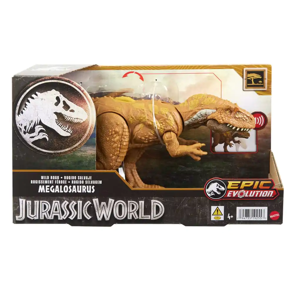 Jurassic World Epic Evolution Actionfigur Wild Roar Megalosaurus termékfotó