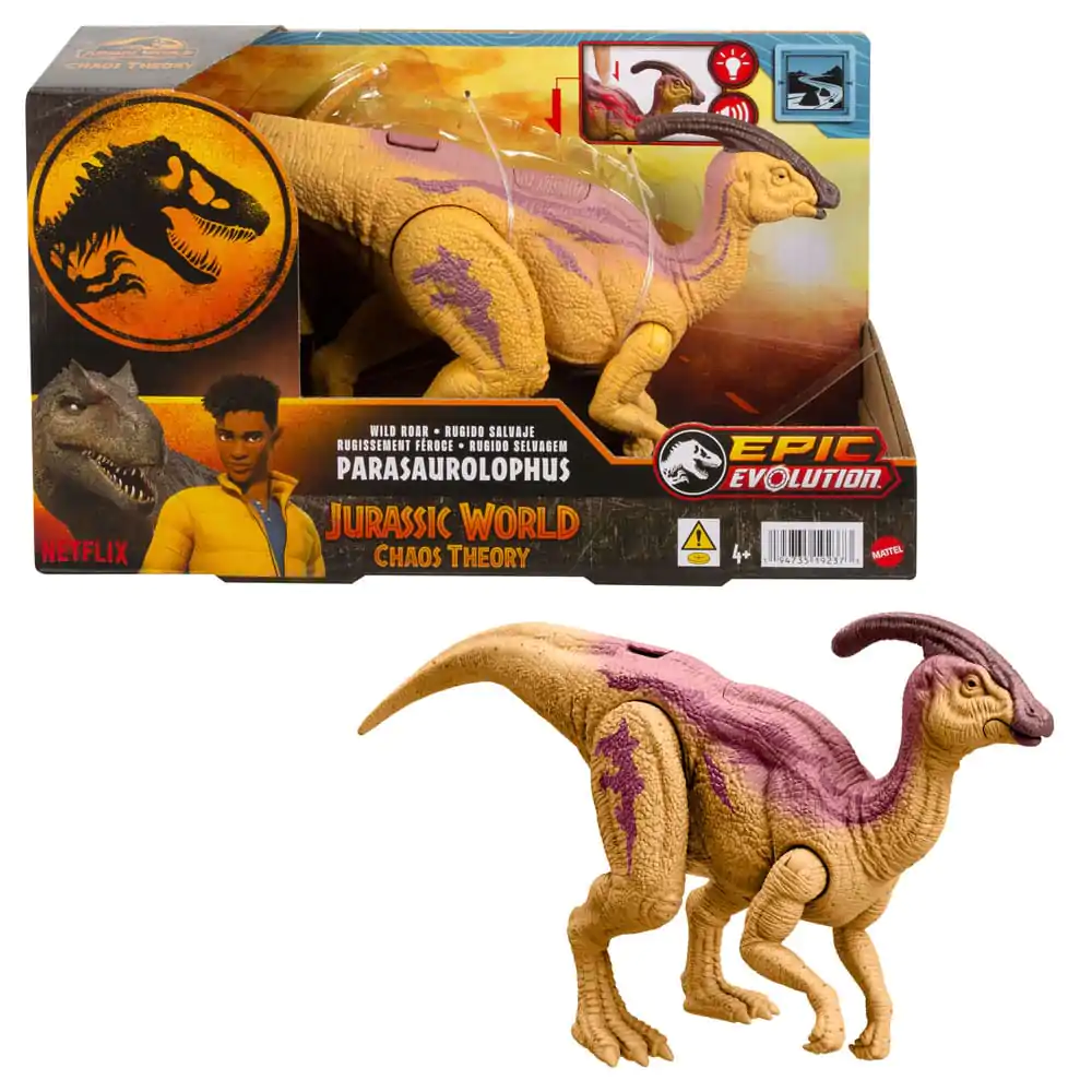 Jurassic World Epic Evolution Actionfigur Wild Roar Parasaurolophus Produktfoto