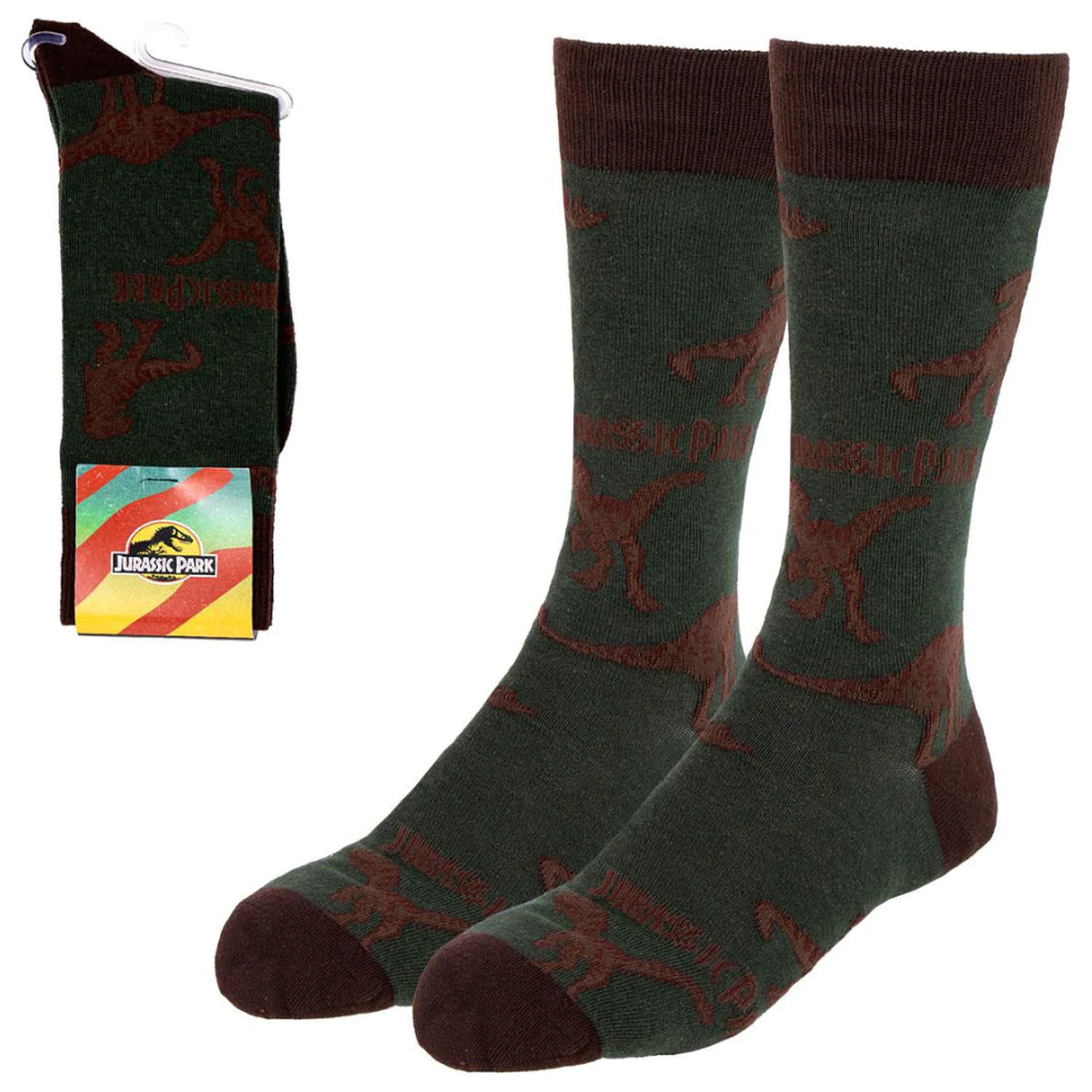 Jurassic World Explorer Erwachsenen lange Socken 35/41 Produktfoto