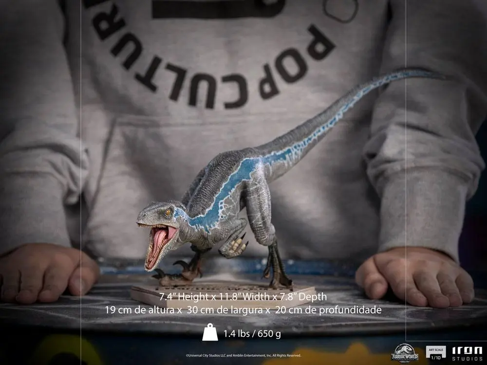 Jurassic World Fallen Kingdom Art Scale Statue 1/10 Blue 19 cm termékfotó