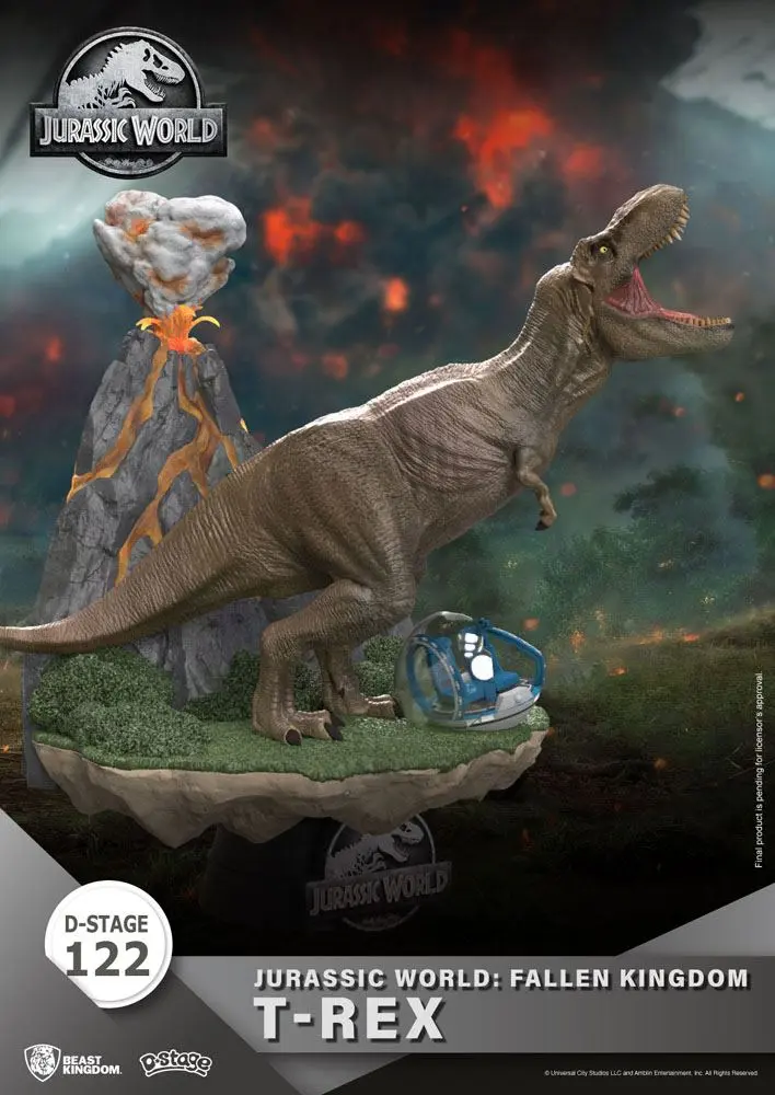 Jurassic World: Das gefallene Königreich D-Stage PVC Diorama T-Rex 13 cm termékfotó