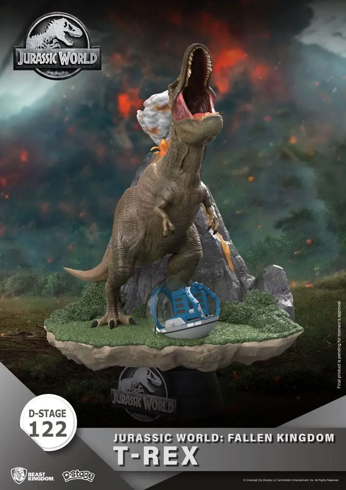 Jurassic World: Das gefallene Königreich D-Stage PVC Diorama T-Rex 13 cm termékfotó