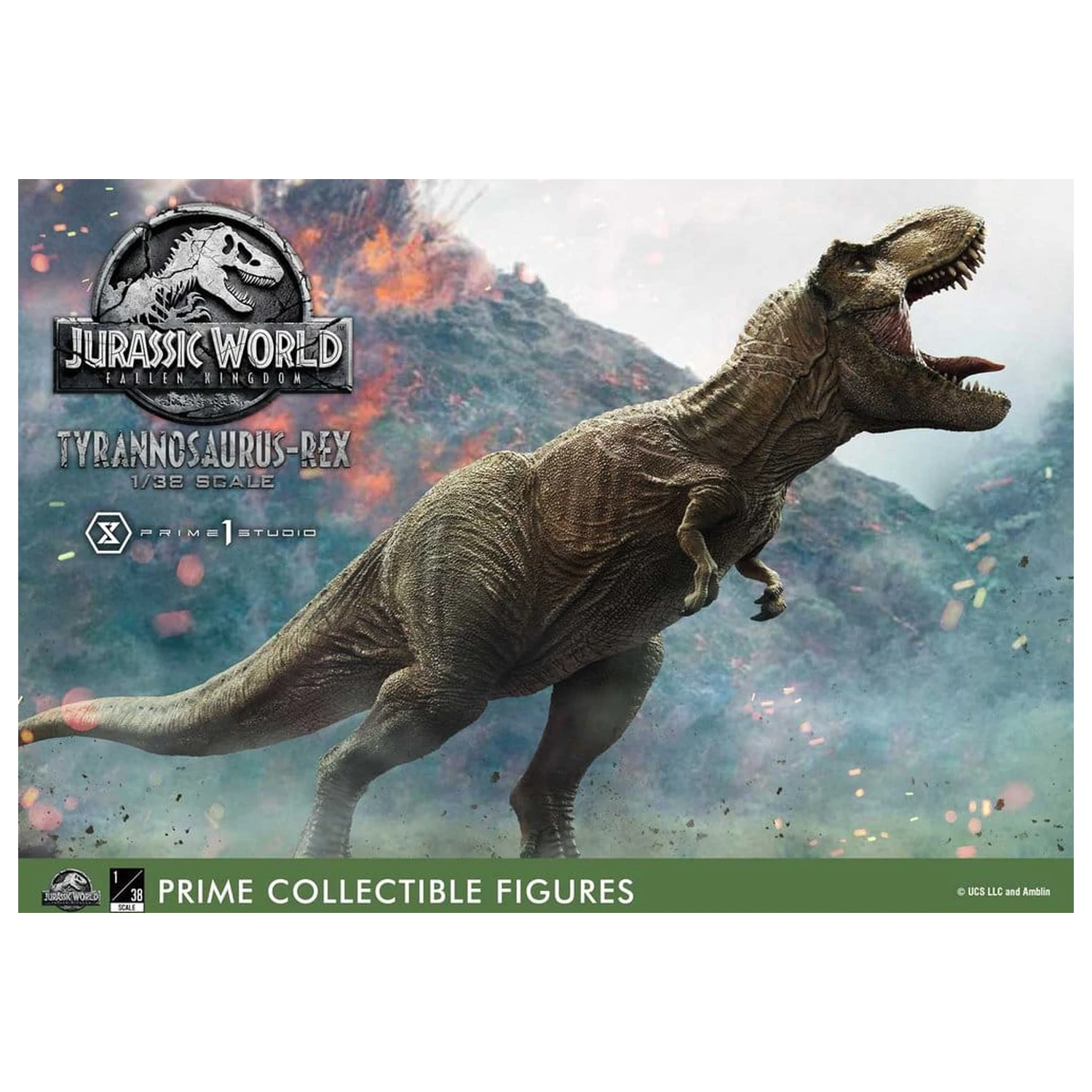 Jurassic World: Fallen Kingdom (Film) Prime Sammlerfiguren Statue 1/38 Tyrannosaurus Rex 23 cm Produktfoto