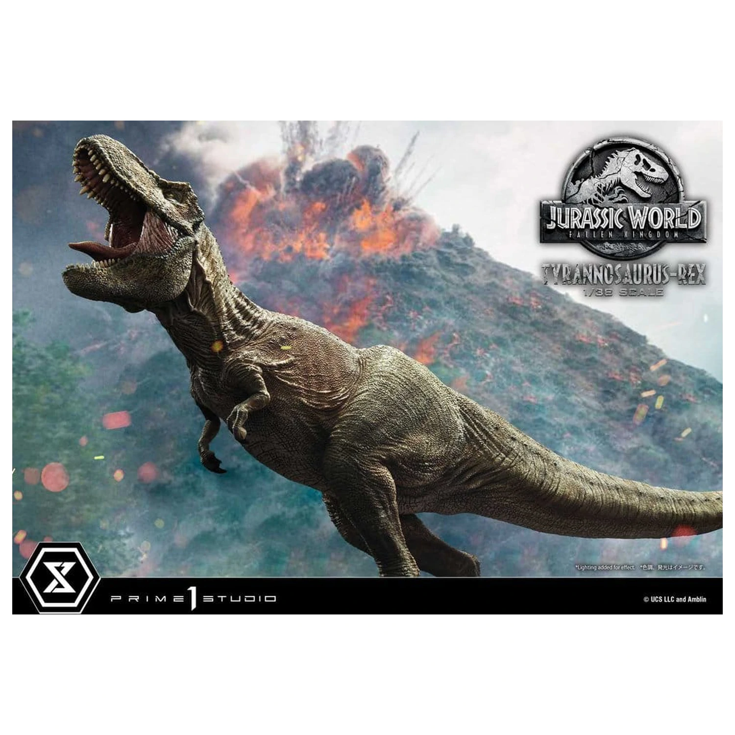 Jurassic World: Fallen Kingdom (Film) Prime Sammlerfiguren Statue 1/38 Tyrannosaurus Rex 23 cm Produktfoto