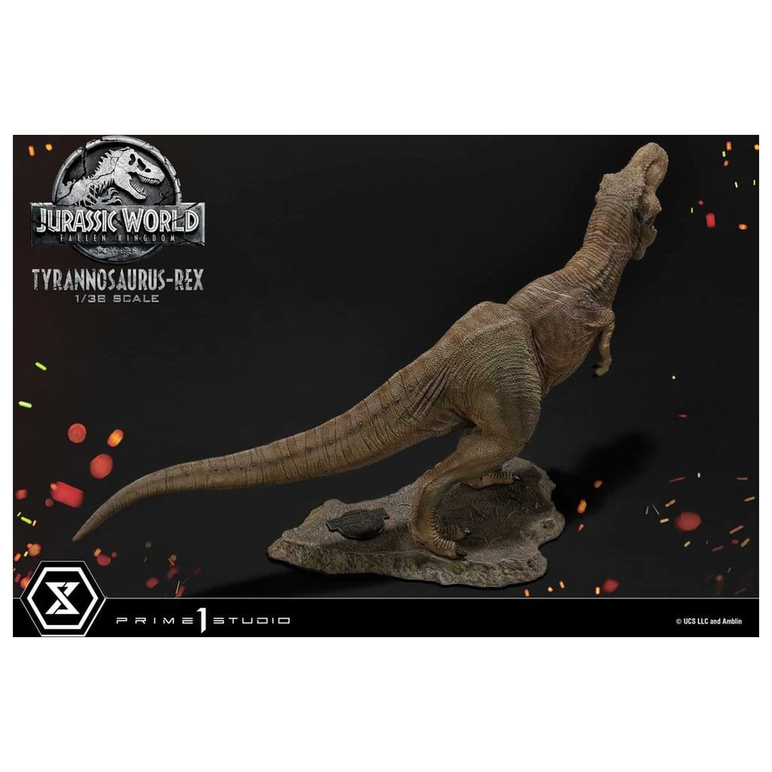 Jurassic World: Fallen Kingdom (Film) Prime Sammlerfiguren Statue 1/38 Tyrannosaurus Rex 23 cm Produktfoto