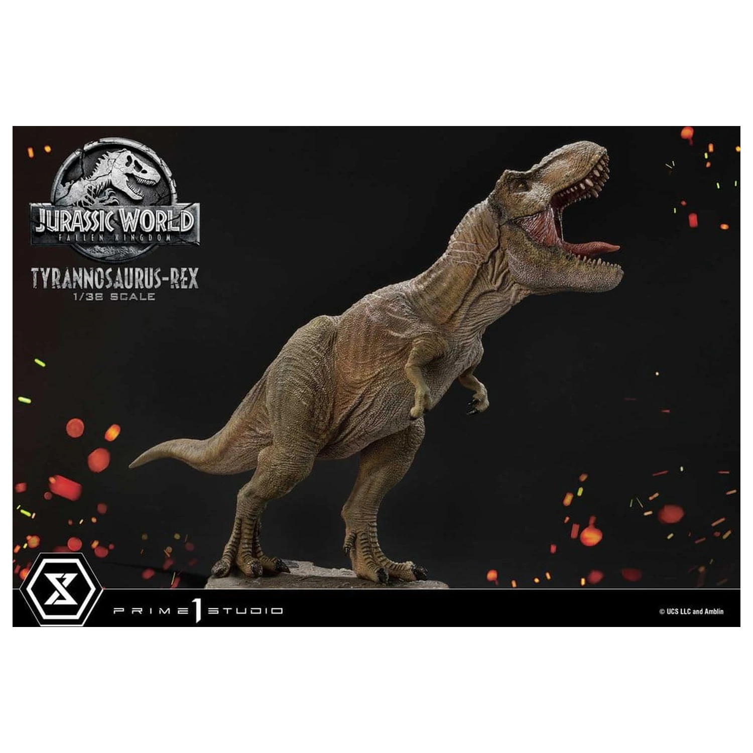 Jurassic World: Fallen Kingdom (Film) Prime Sammlerfiguren Statue 1/38 Tyrannosaurus Rex 23 cm Produktfoto