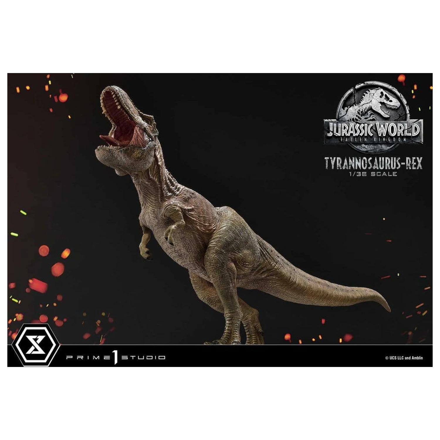Jurassic World: Fallen Kingdom (Film) Prime Sammlerfiguren Statue 1/38 Tyrannosaurus Rex 23 cm Produktfoto
