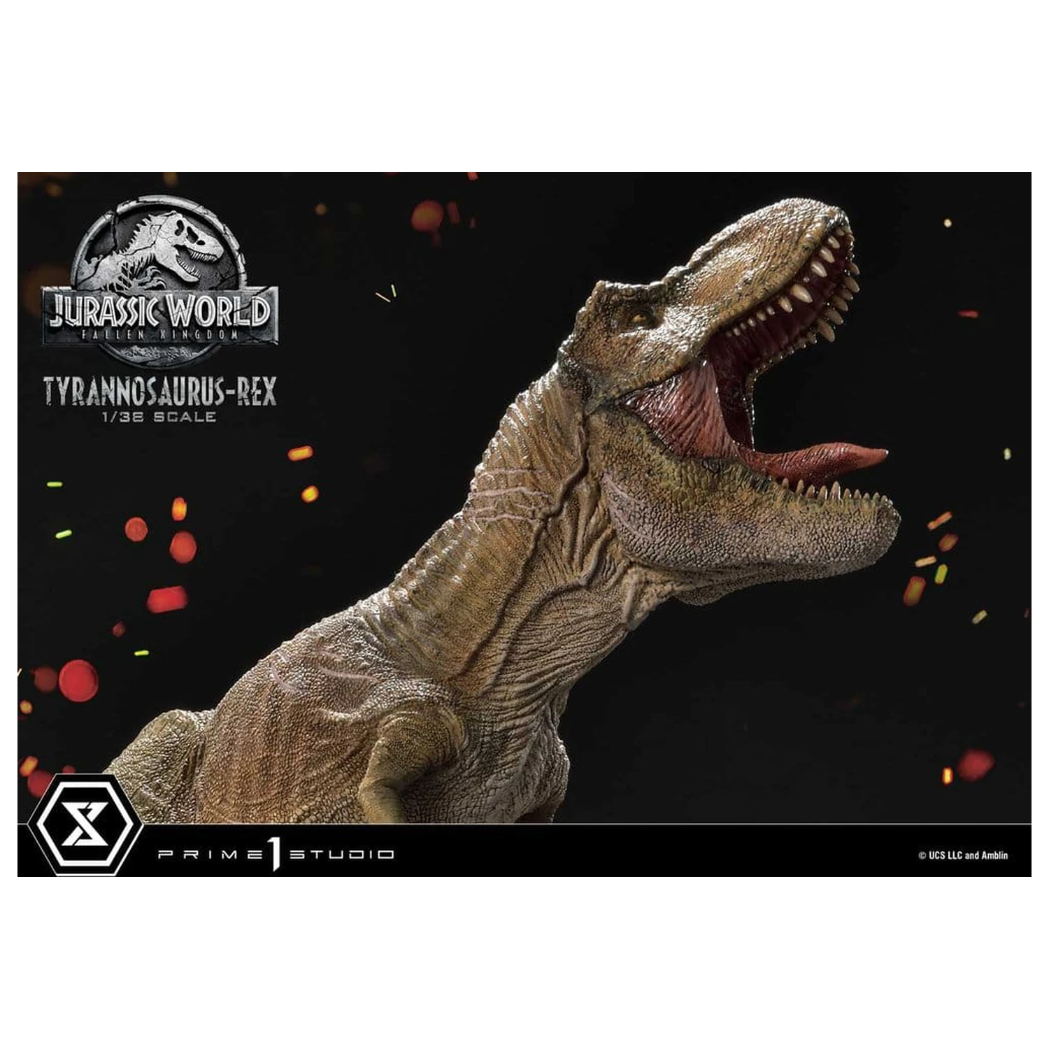 Jurassic World: Fallen Kingdom (Film) Prime Sammlerfiguren Statue 1/38 Tyrannosaurus Rex 23 cm Produktfoto