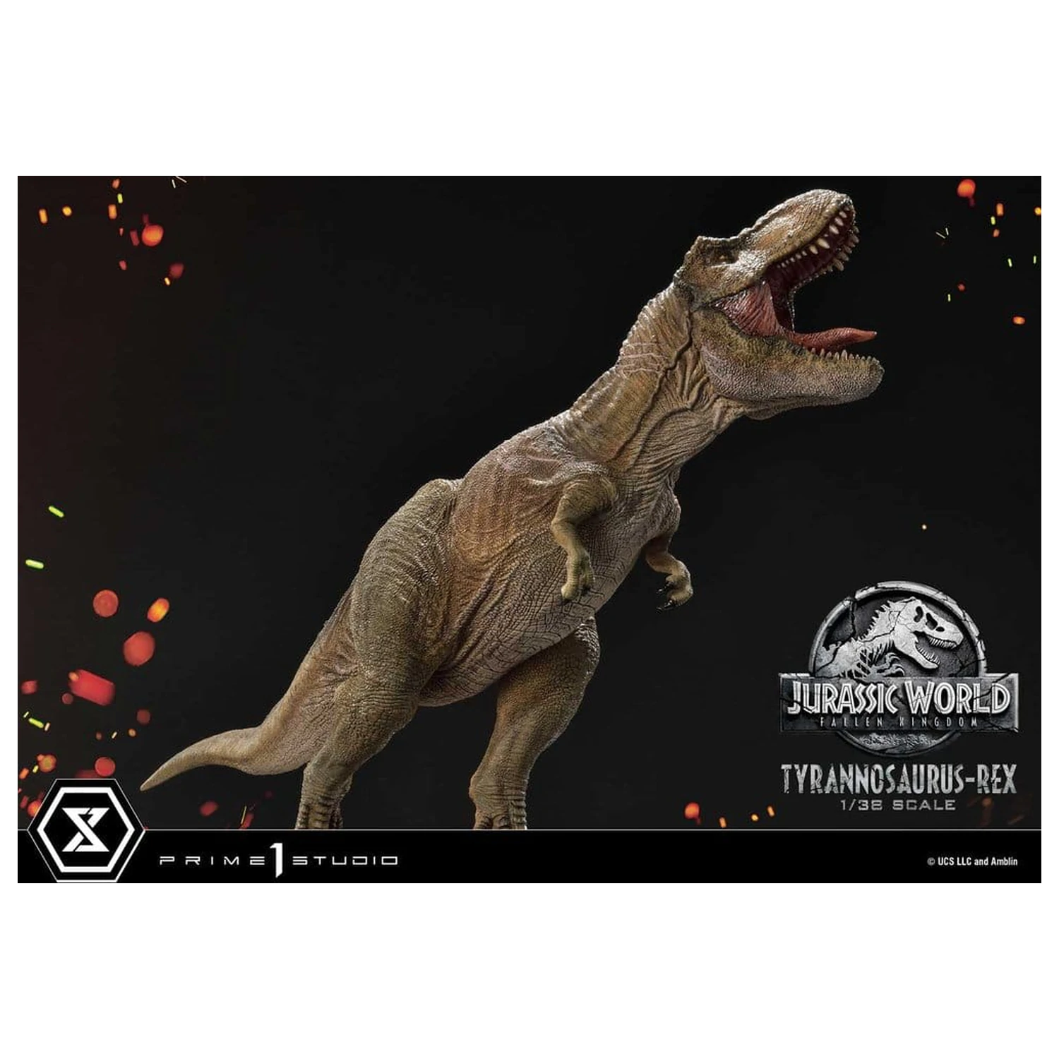 Jurassic World: Fallen Kingdom (Film) Prime Sammlerfiguren Statue 1/38 Tyrannosaurus Rex 23 cm Produktfoto
