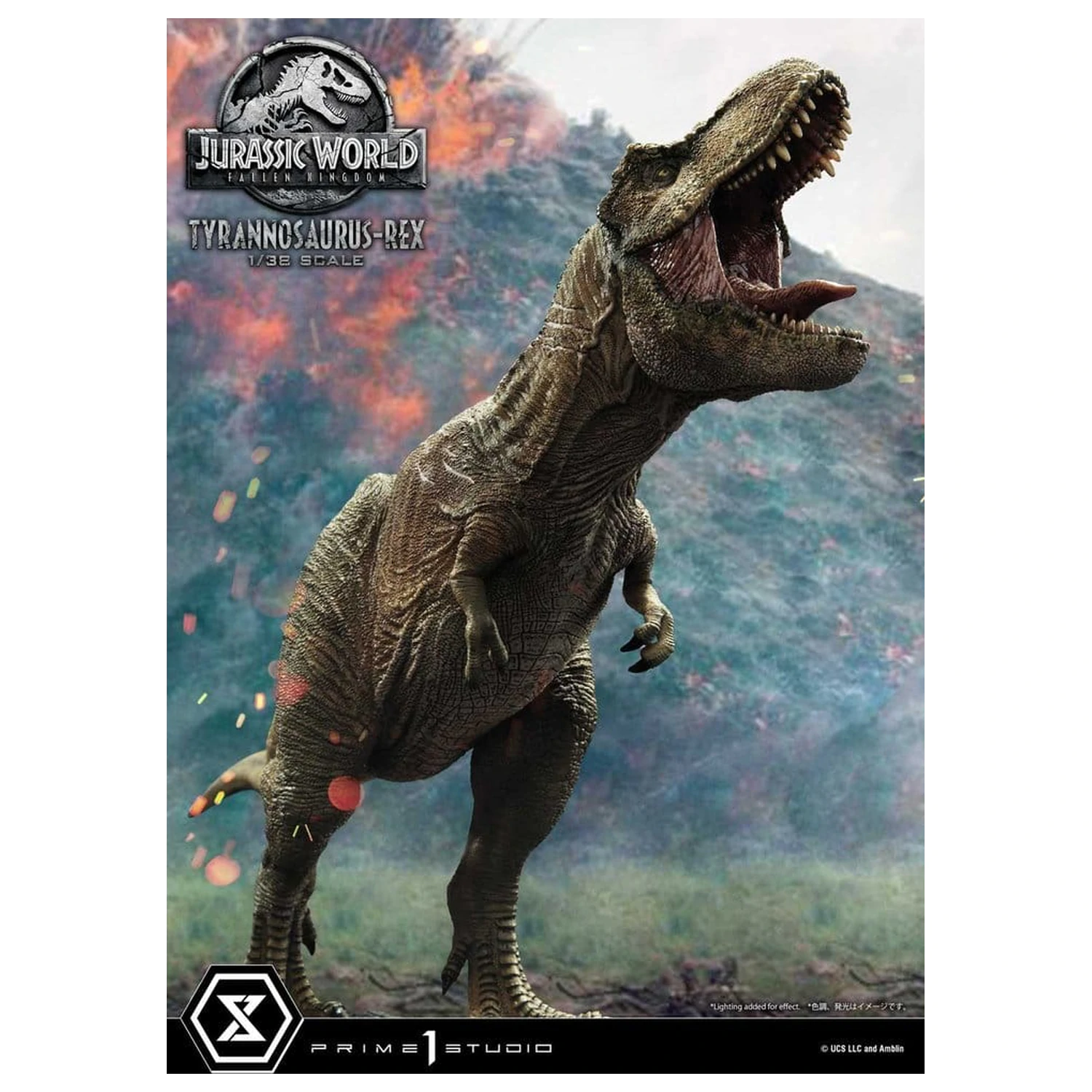Jurassic World: Fallen Kingdom (Film) Prime Sammlerfiguren Statue 1/38 Tyrannosaurus Rex 23 cm Produktfoto